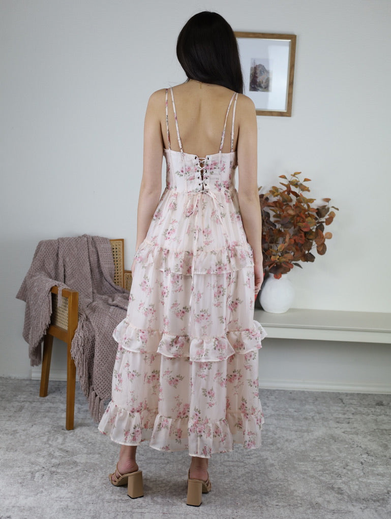 Aubry Ruffle Tiered Maxi Dress