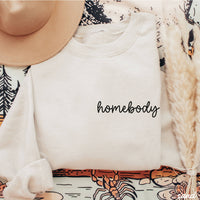 Chloe Vs Tank - Homebody Cursive Sweatshirt *6 Colors (S-3X): Large / Sand