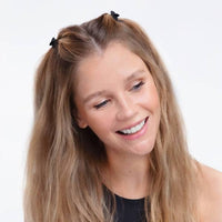 KITSCH - Recycled Plastic X-Small Claw Clips 6pc - Black & Tort