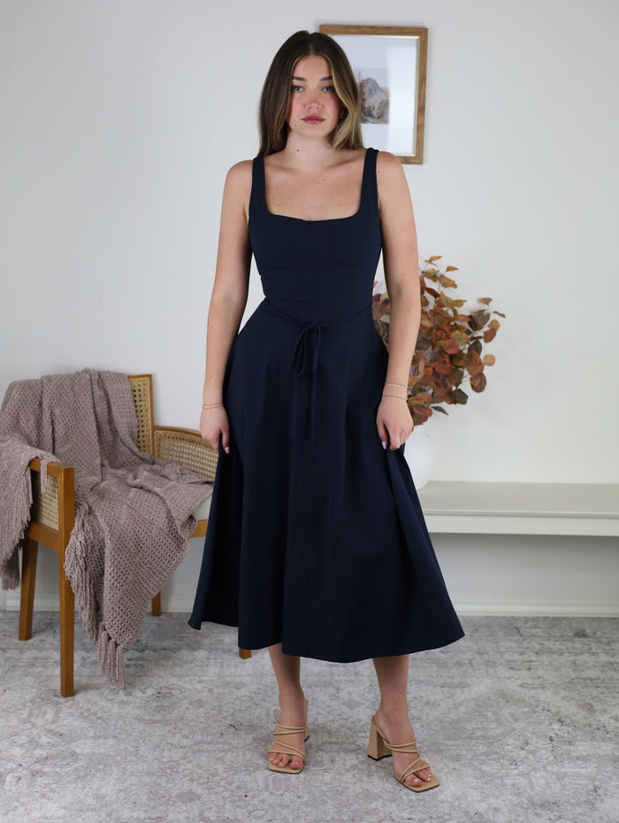 Breeze Whispering Midi Dress