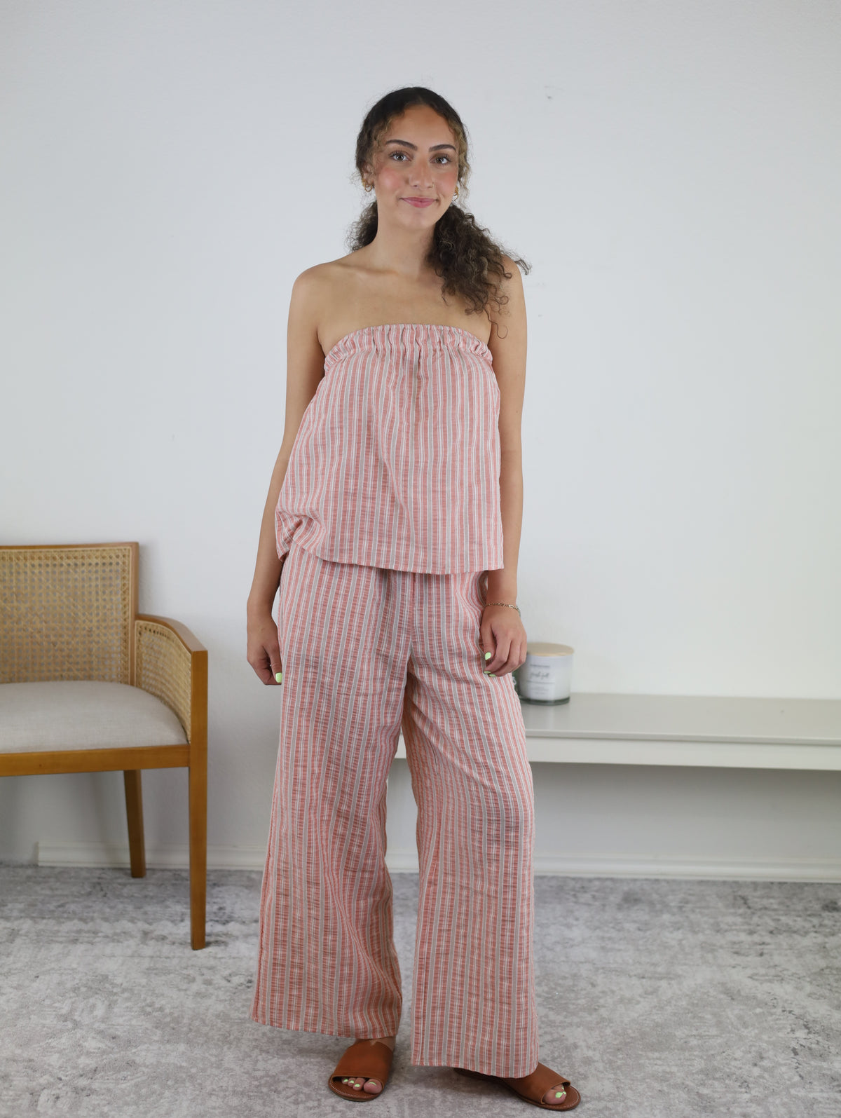 Roxie Strapless Top and Pant Set