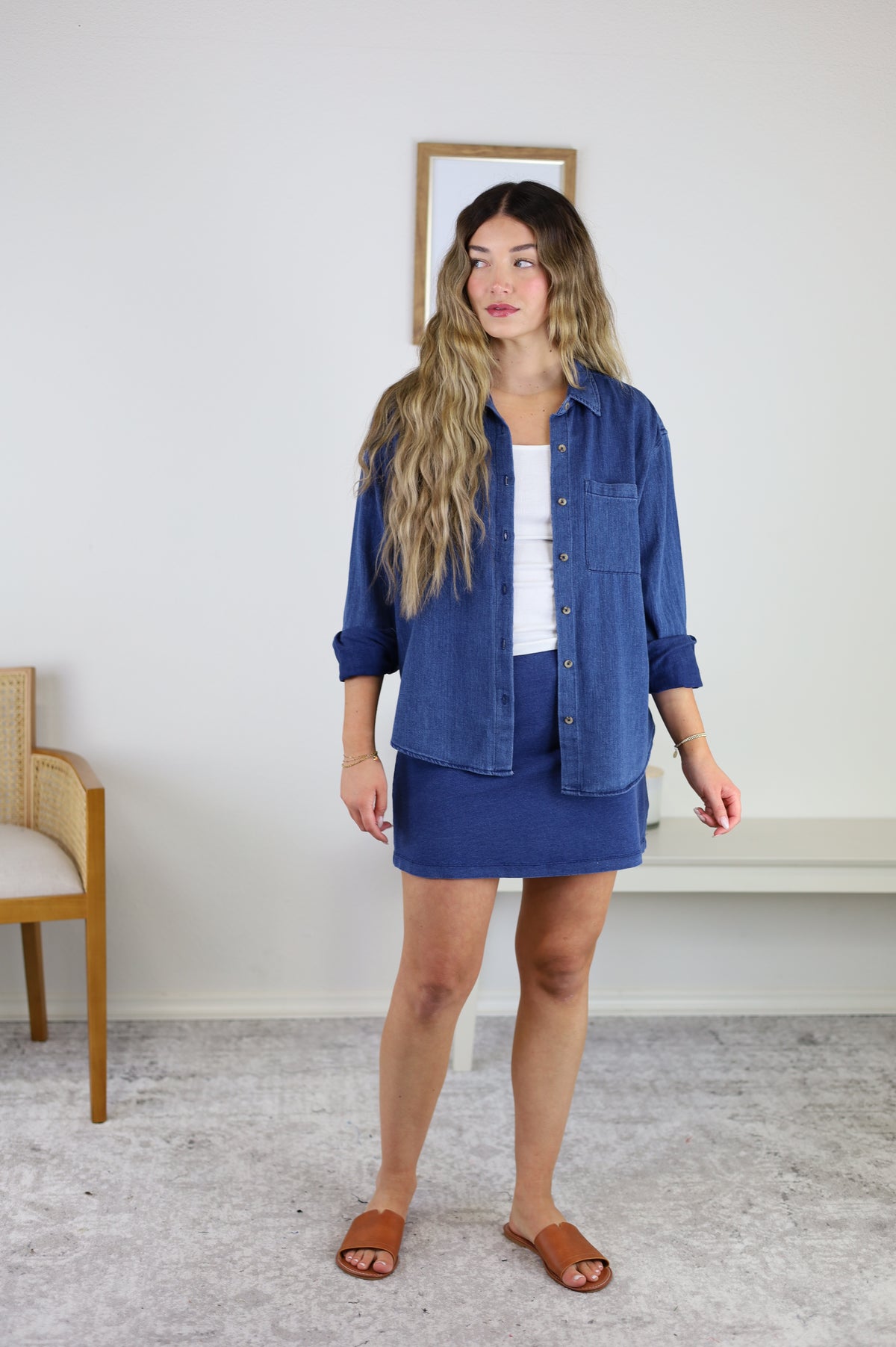 The Perfect Twill Button Up