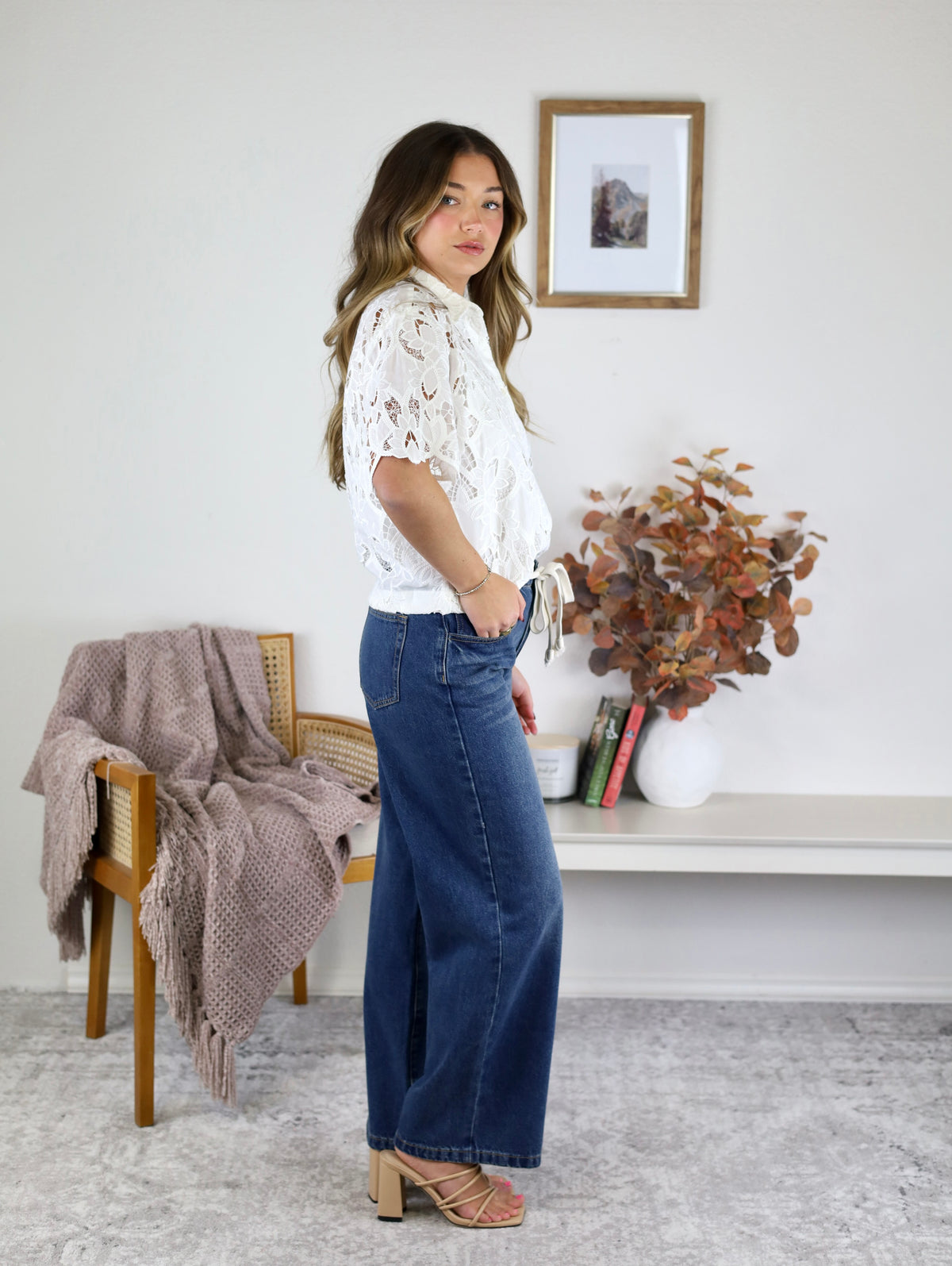 Ross Drawstring Waist Jeans - Final Sale