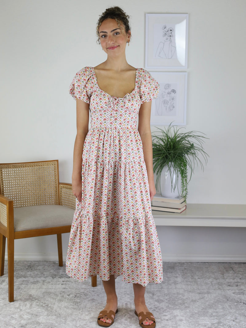 Clara Floral Maxi Dress