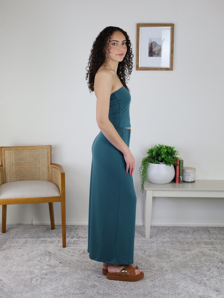 Margot Strapless Top & Skirt Set