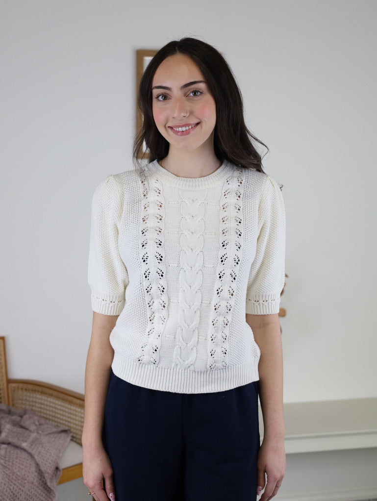 Santana Chunky Cable Knit Sweater