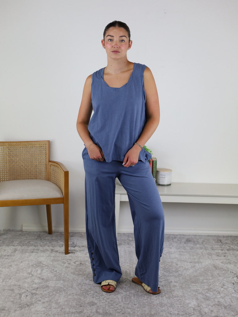 Chandler Cotton Tank/Pant  Set
