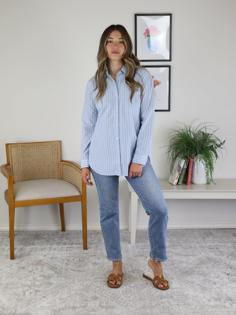 The Classic Pinstripe Button Down