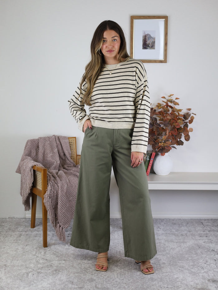 Gladys Cotton Twill Pant