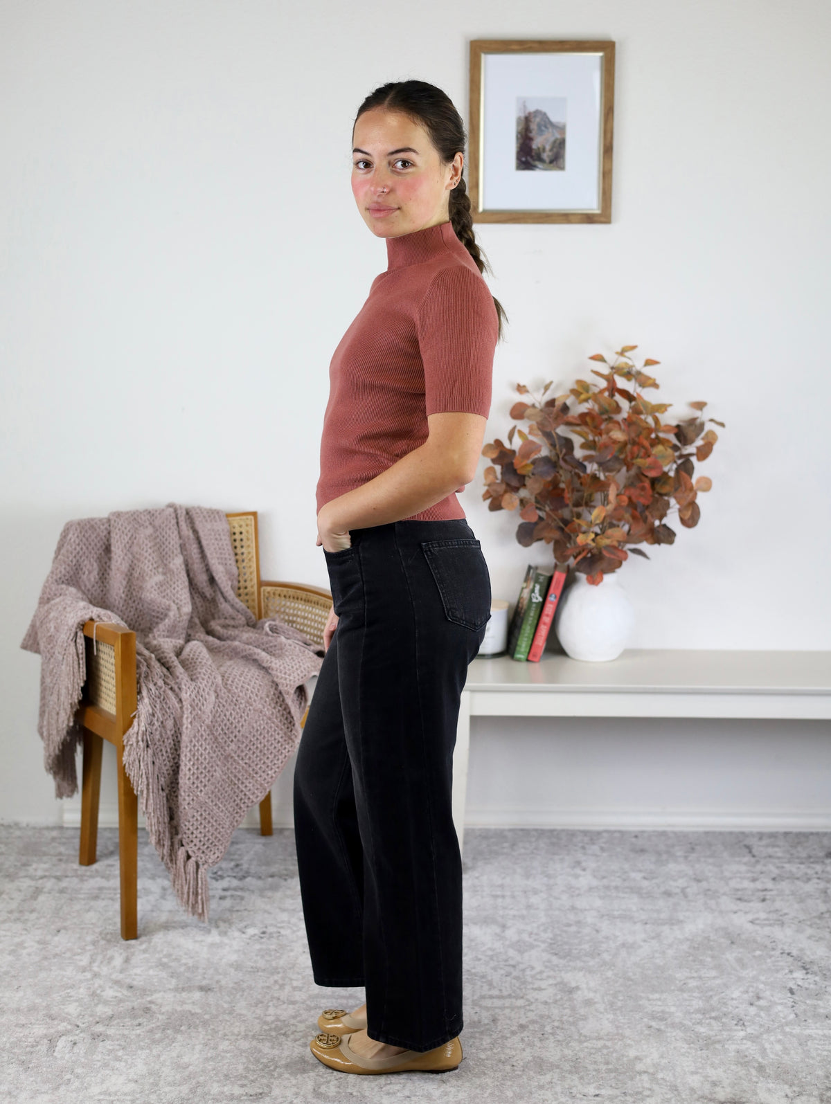 Sutton Mock Neck Sweater - Final Sale