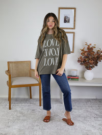 Z Supply - Love Love Love Graphic Tee