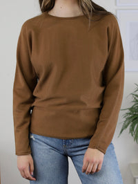 The Ardan Crewneck Sweater-Chestnut