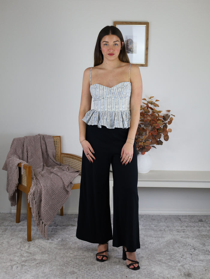 Sweet Blue Corset Top