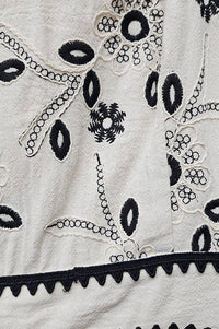 Nattie Embroidery Lace Midi Dress - Final Sale