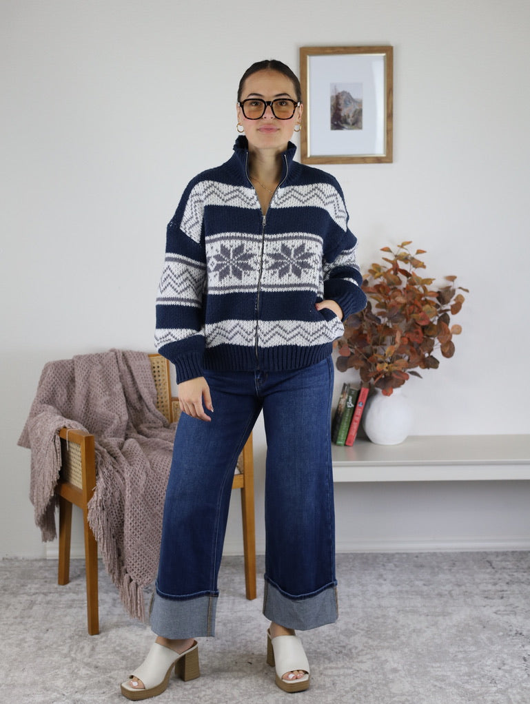 Cooper Collared Sweater Jacket