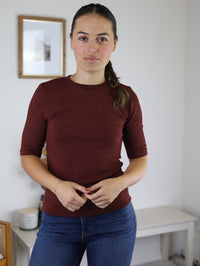 Crew Short Sleeve Basic Top