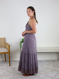 Aaliyah Printed Halter Maxi Dress