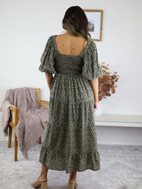 Allyn Ditsy Floral Midi Dress