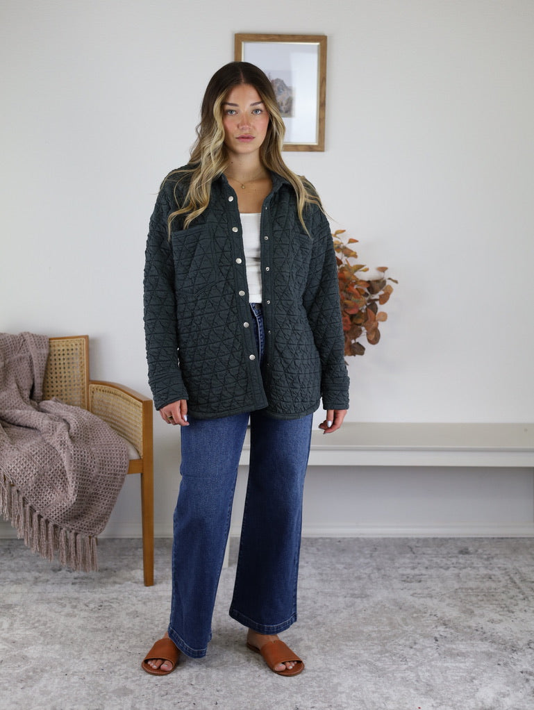 Ray Textured Shacket