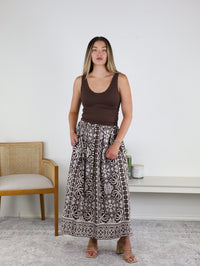Charlie Printed Midi Skirt