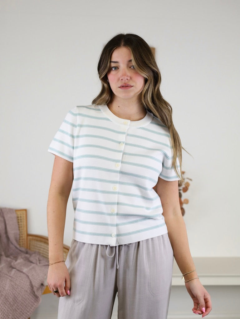 Ruby Striped Cardigan