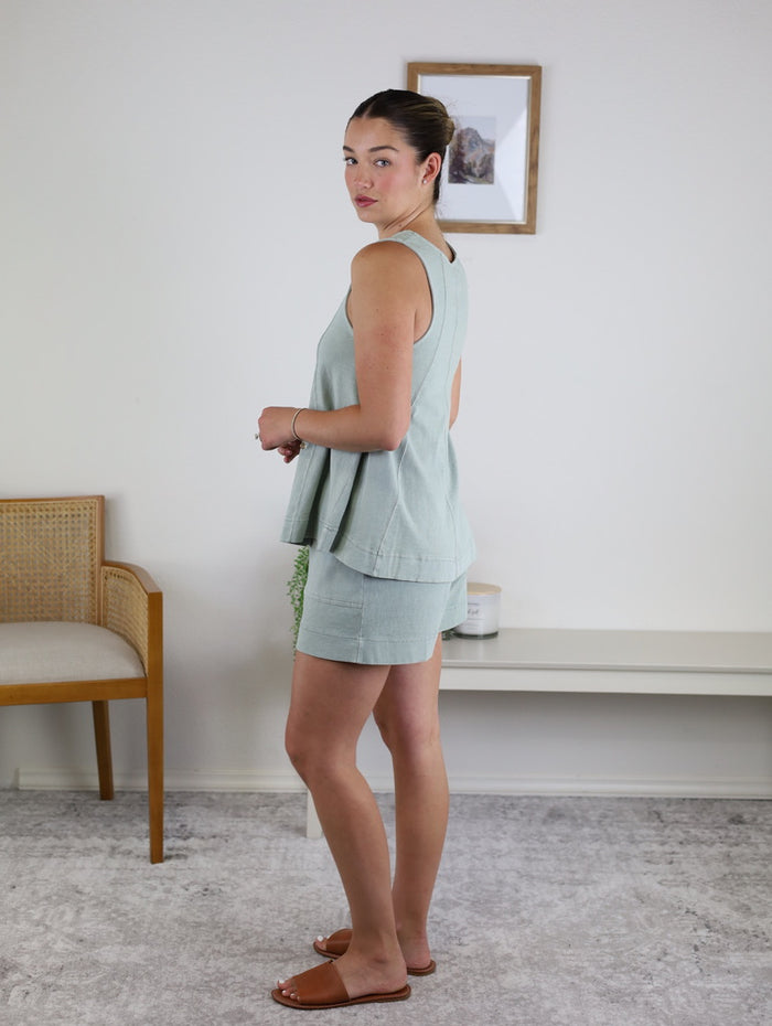 Timber Short Set - Sage
