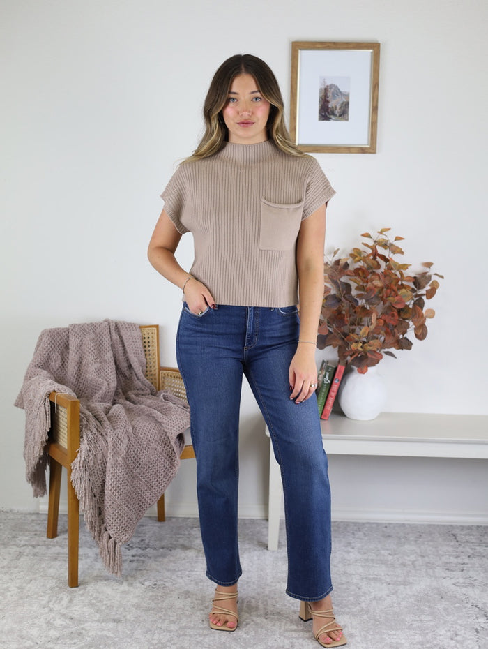 Brandy Short Sleeve Sweater - Final Sale