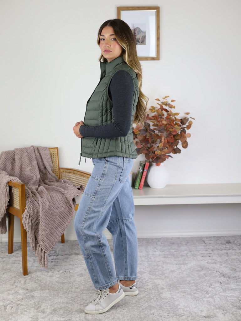 Everly Lightweight Quilted Vest