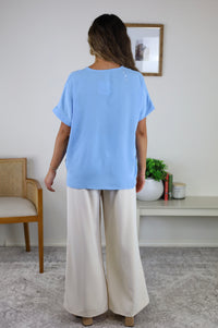 Erica Dolman Sleeve Woven Top