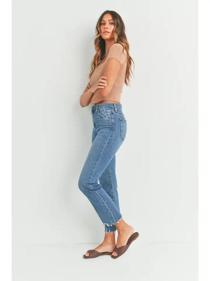 The HR Vintage Straight -  Medium Wash