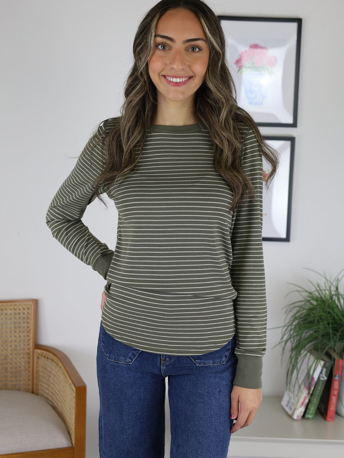 Stacy Top - Turtle Stripe - Sale