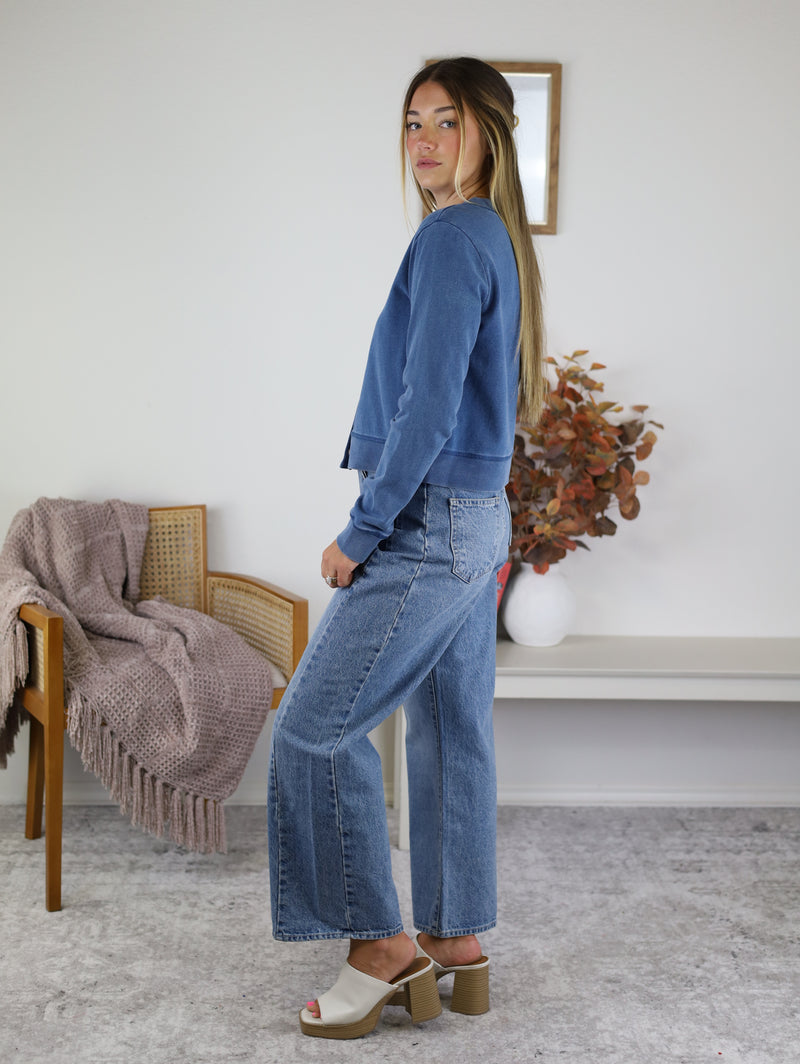 Z Supply - Daily Knit Denim Cardigan