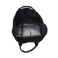 Ithaca Woven Neoprene Tote: Black
