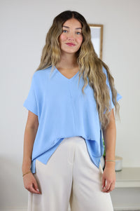 Erica Dolman Sleeve Woven Top