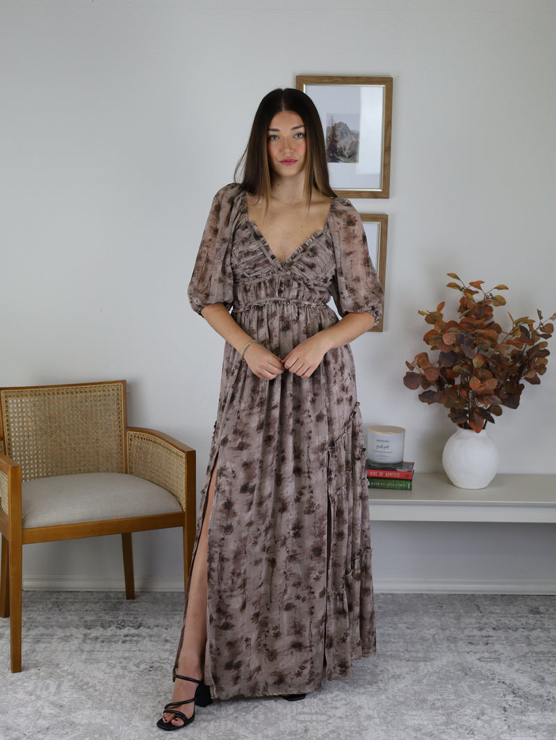 Eileen Floral Print Maxi Dress