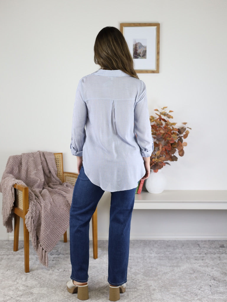 Aris Button Down Top