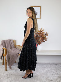 Liza Polka Dot Midi Dress