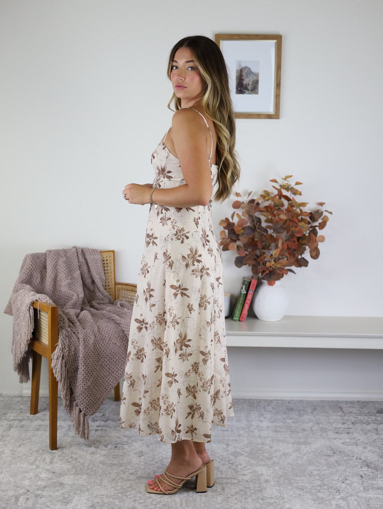 Ellis Floral Midi Dress