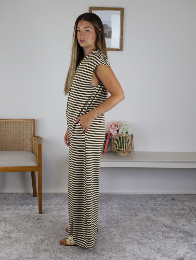 Mora Striped Jumpsuit