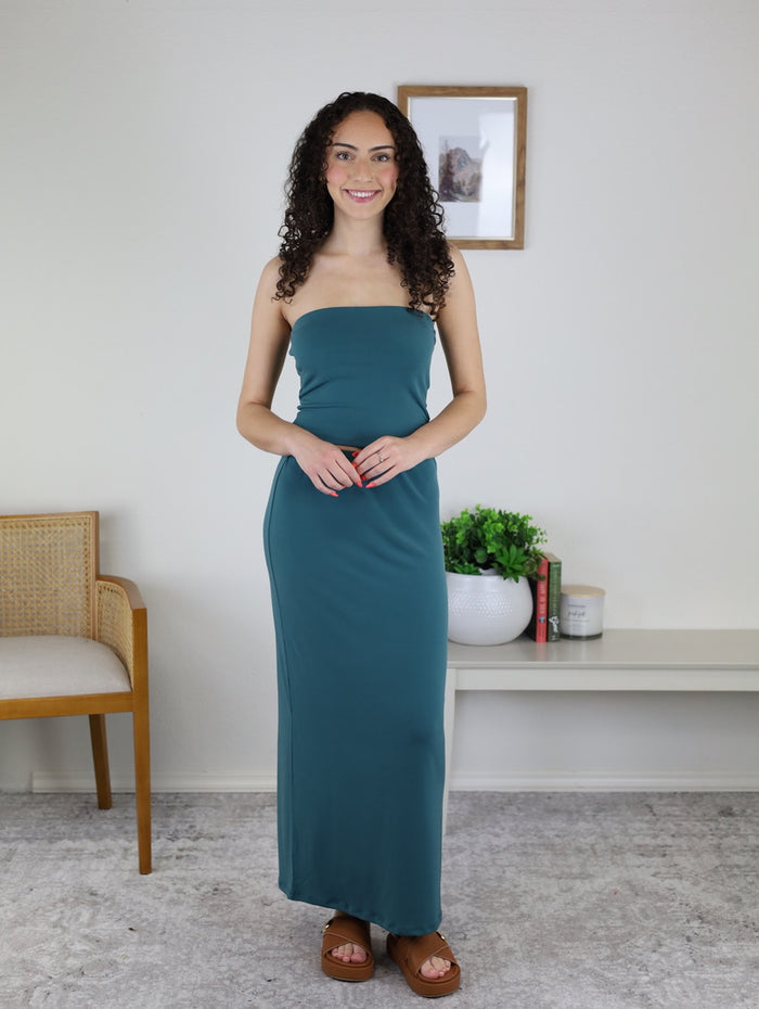 Margot Strapless Top & Skirt Set