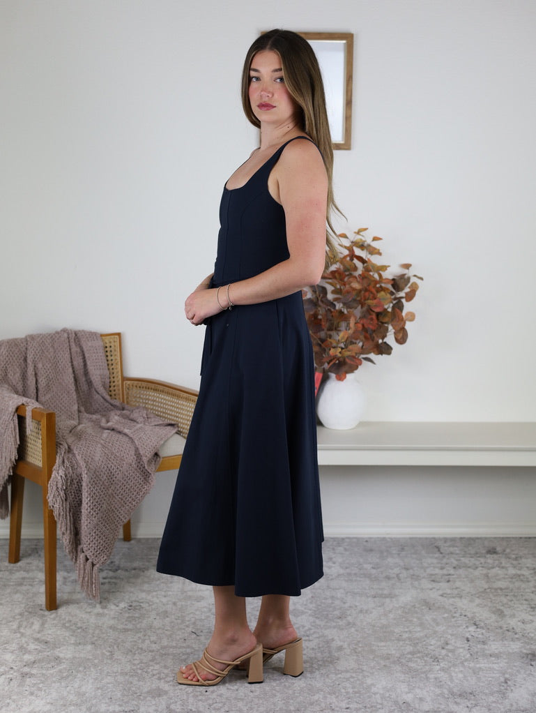 Breeze Whispering Midi Dress