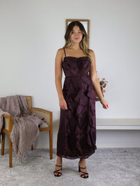 Quin  Ruffle Midi Dress