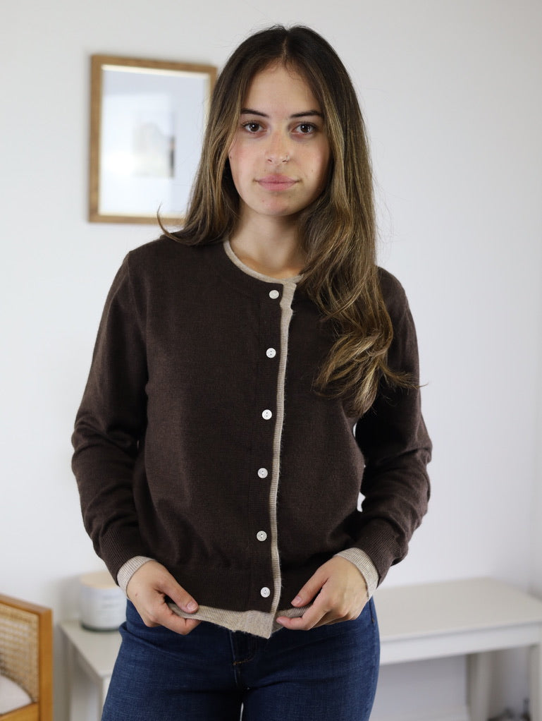 Billie Two Tone Cardigan