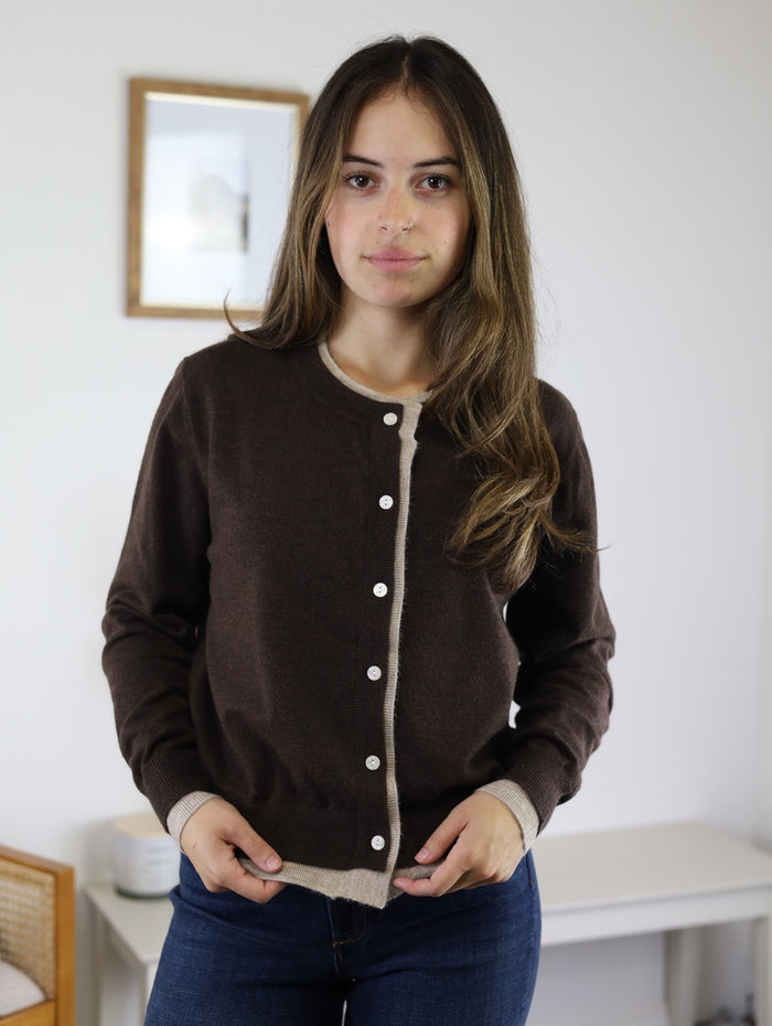 Billie Two Tone Cardigan