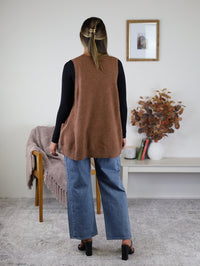 Stagecoach Oversized Sweater Vest - Final Sale