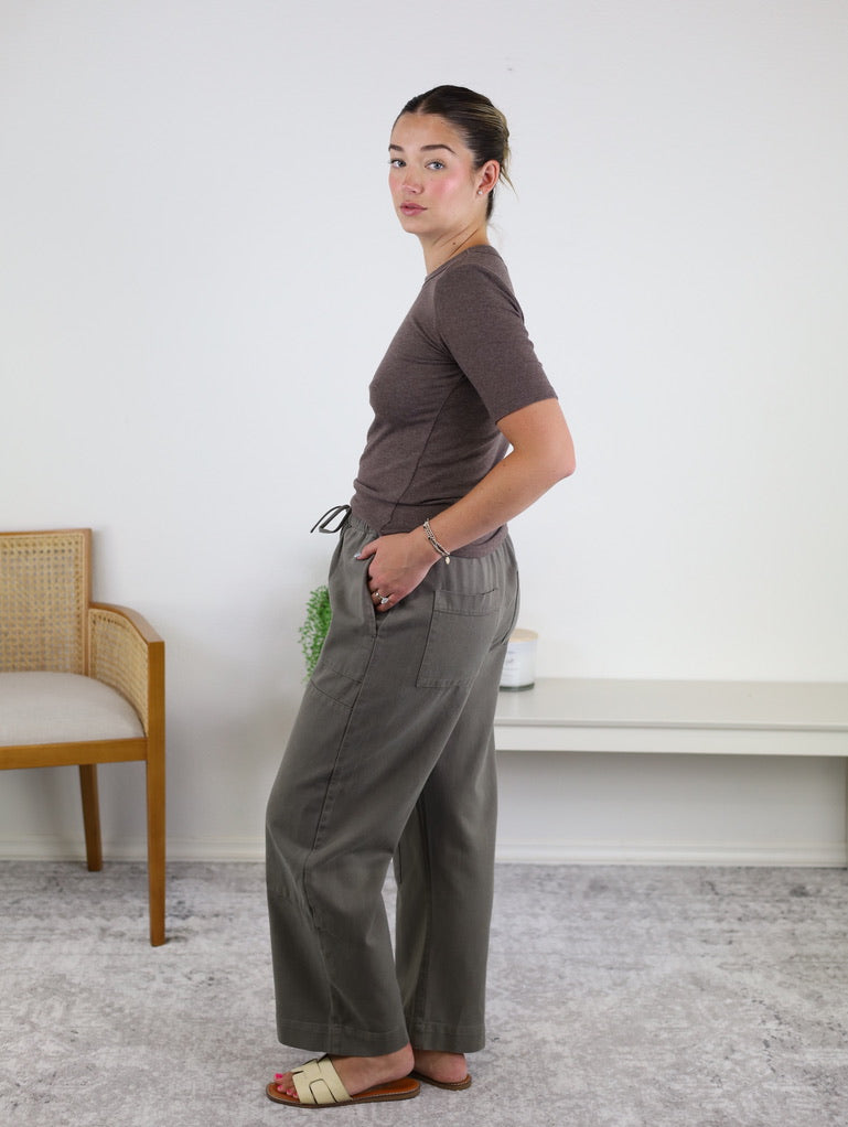 Kit Twill Carpenter Pant - Pebble