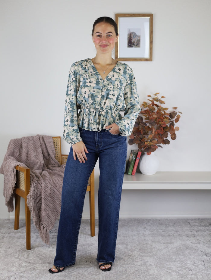 Mallory Floral Printed Blouse