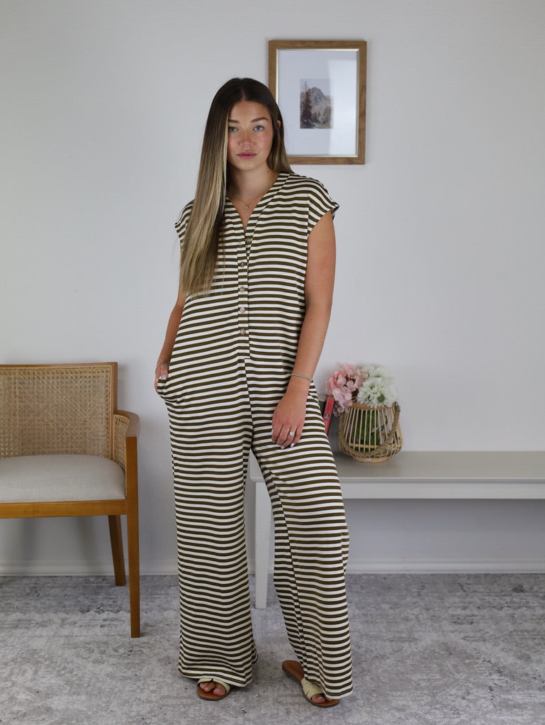 Mora Striped Jumpsuit