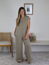 Mora Striped Jumpsuit