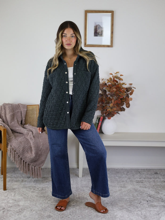 Ray Textured Shacket